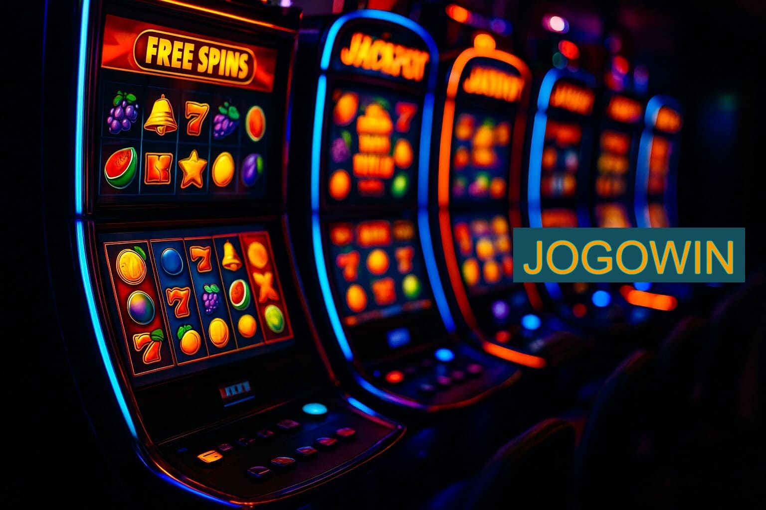 Diversos jogos de caça-níqueis